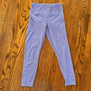 Lavender Yogalicious Leggings With Pockets Size S